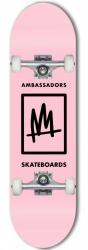 skate komplet Ambassadors Box Logo Pink